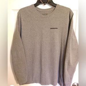 Men’s Patagonia Long Sleeve Gray Responsibili-Tee Shirt
